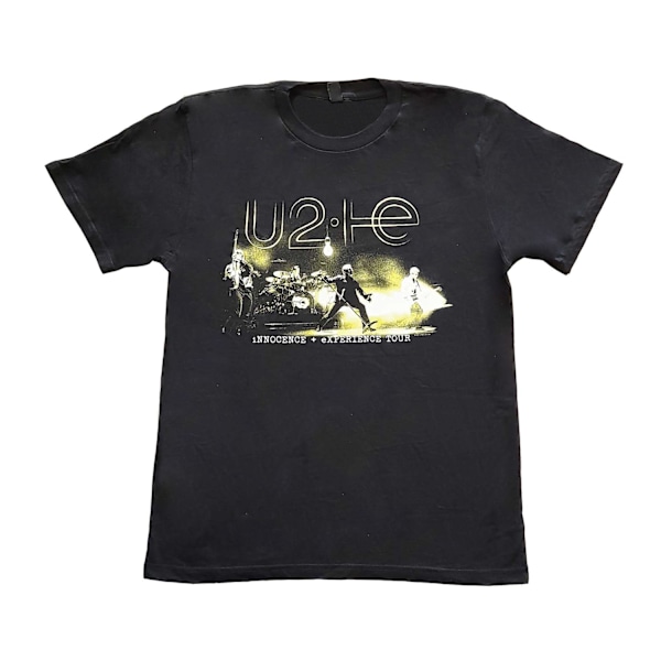 U2 Unisex Vuxen Scen Foto Bomull T-shirt XL Svart Black XL