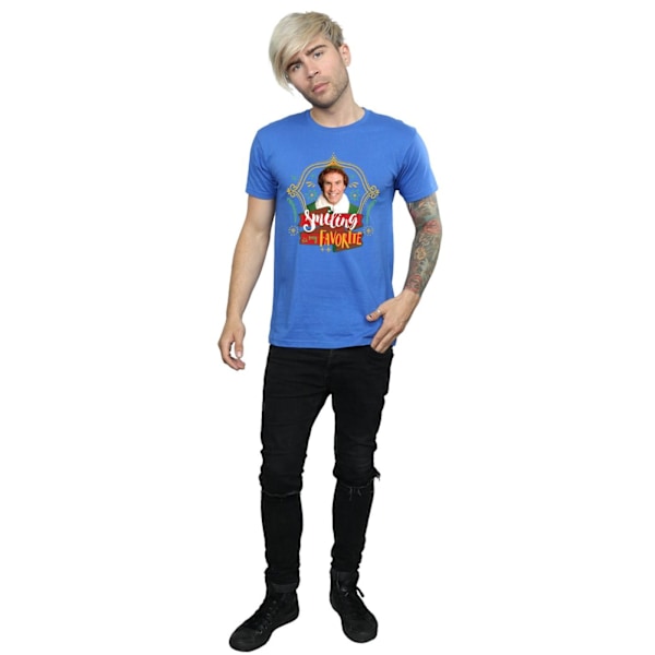 Elf Herr Buddy Smiling T-shirt M Kungsblå Royal Blue M