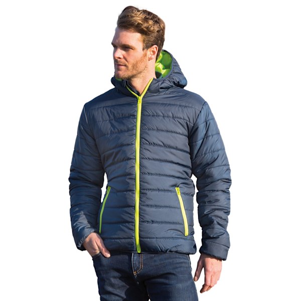 Result Core Mjukt Vadderad Jacka L UK Marinblå/Lime Navy/Lime L UK