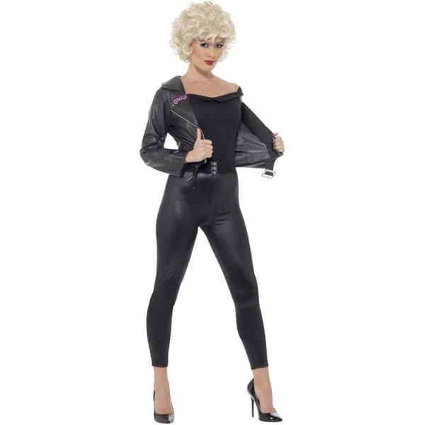 Grease Dam/Dam Final Scen Kostym M Svart Black M