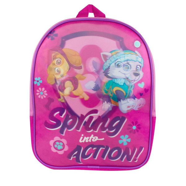 Paw Patrol Spring Into Action Linsformad ryggsäck One Size Rosa Pink One Size