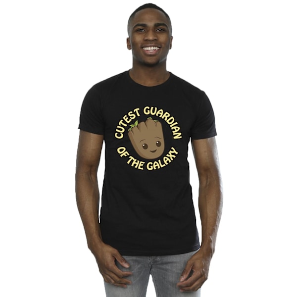 Marvel herr T-shirt I Am Groot Cutest Guardian 4XL svart Black 4XL