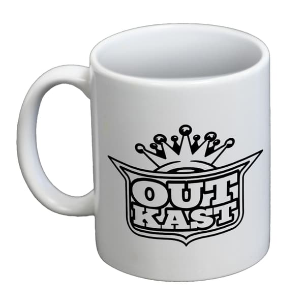 Outkast Logotyp Mugg One Size Vit/Svart White/Black One Size