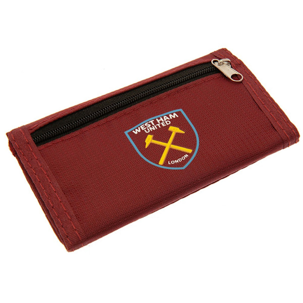 West Ham United FC Colour React Crest Plånbok One Size Claret Re Claret Red/Gold One Size