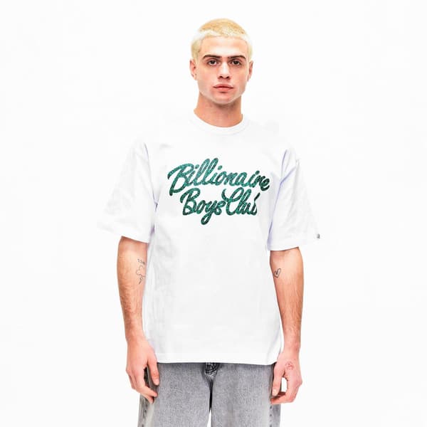 Billionaire Boys Club Herr Script Oversized T-shirt XXL Vit White XXL