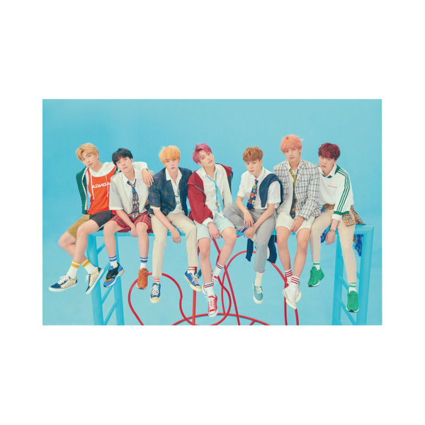 BTS Group Maxi Poster One Size Blå Blue One Size