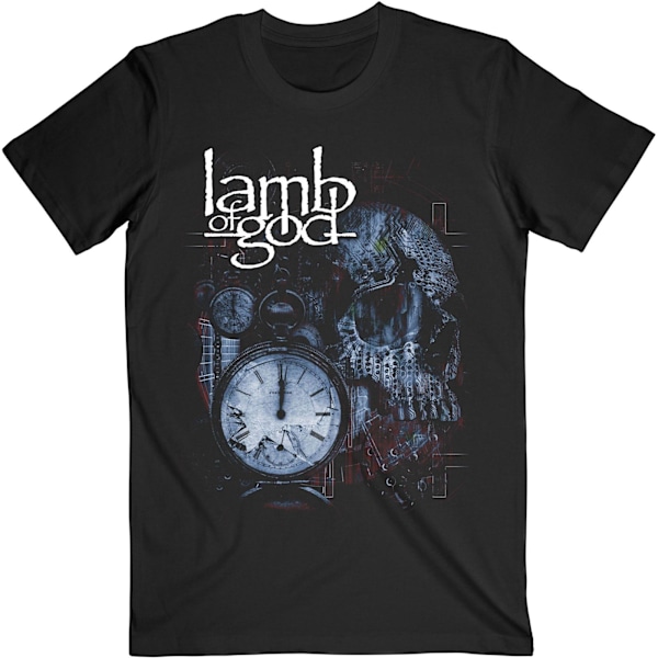 Lamb Of God Unisex Vuxen Skalle Bomulls T-shirt XL Svart Black XL