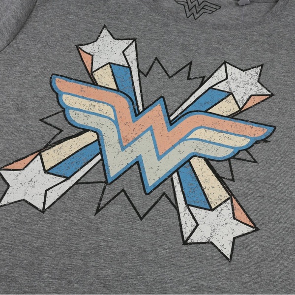 Wonder Woman Dam/Dam Burst T-shirt M Vit/Blå/Rosa White/Blue/Pink M