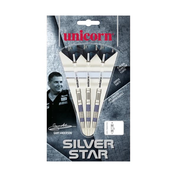 Unicorn Anderson Silver Star Tungstenpilar 25g Silver/Blå/Vit Silver/Blue/White/Grey 25g