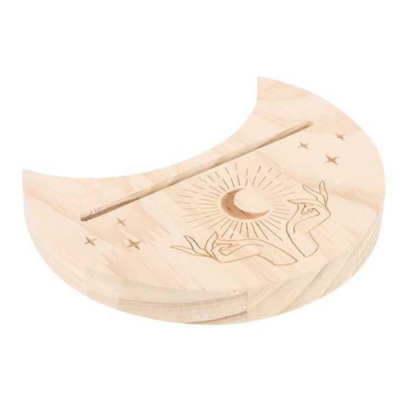 Something Different Mystical Hands Crescent Moon Tarotkort Stativ Natural One Size