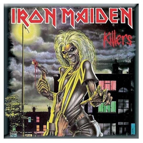 Iron Maiden Killers Kylskåpsmagnet En Storlek Flerfärgad Multicoloured One Size