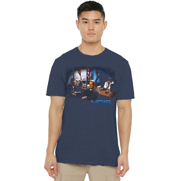NCIS Unisex Vuxen Original Cast T-Shirt L Marinblå Navy L