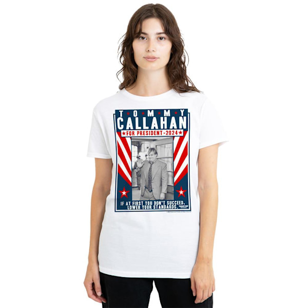 Tommy Boy Unisex Vuxen Callahan For President 2024 Sänk Dina F White XL