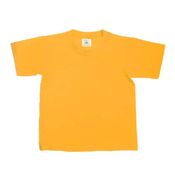 B&C Kids/Childrens Exact 150 kortärmad T-shirt (paket med 2) Gold 3-4