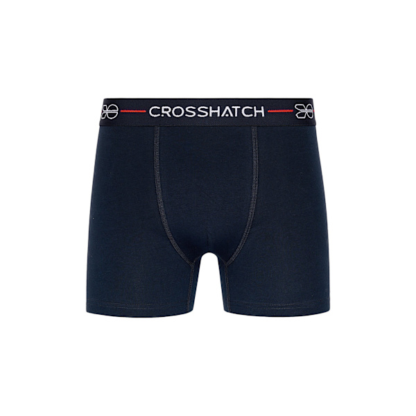 Crosshatch Locky Boxershorts för män (3-pack) S Röd Red S