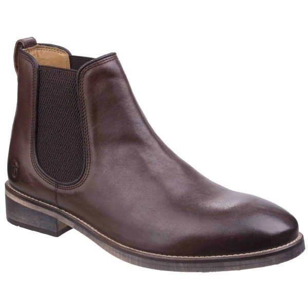 Cotswold herr Corsham läder Chelsea boots 9 UK mörkbrun Dark Brown 9 UK