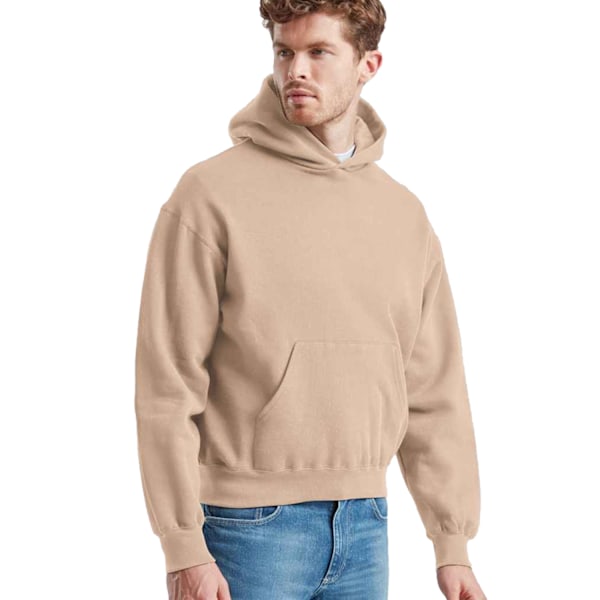 Fruit of the Loom Herr Supercotton Bomullshoodie M Ökensand Desert Sand M