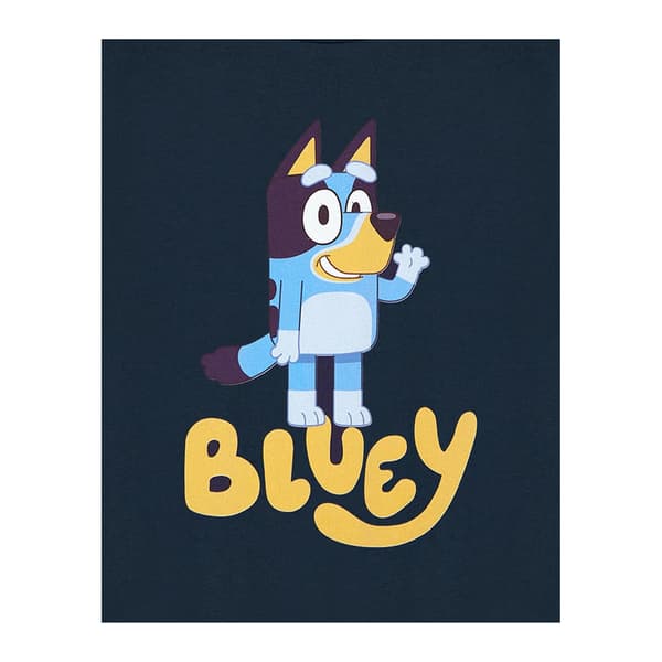 Bluey T-shirt i bomull för barn 2-3 år marinblå Navy 2-3 Years
