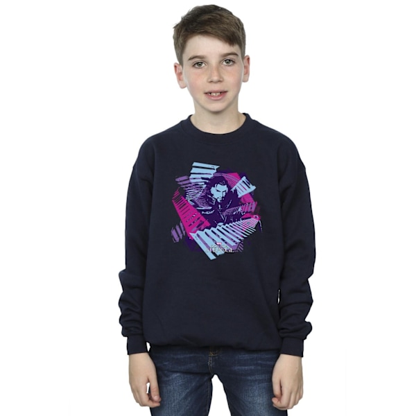 Marvel Boys Doctor Strange Stairs Sweatshirt 5-6 år Marinblå Navy Blue 5-6 Years