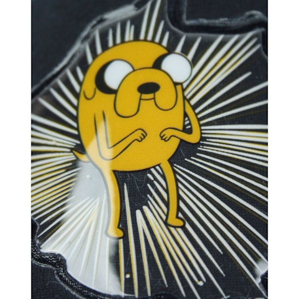 Adventure Time Pojkar Jake Och Finn Tofflor 2 UK Svart Black 2 UK