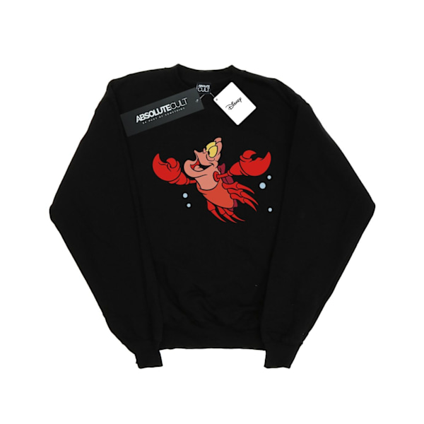 Disney Girls The Little Mermaid Sebastian Bubbles Sweatshirt 5-6 år Black 5-6 Years