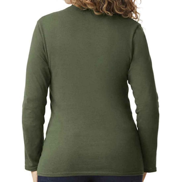 Gildan Unisex Vuxen Softstyle Långärmad T-Shirt M Militärgrön Military Green M