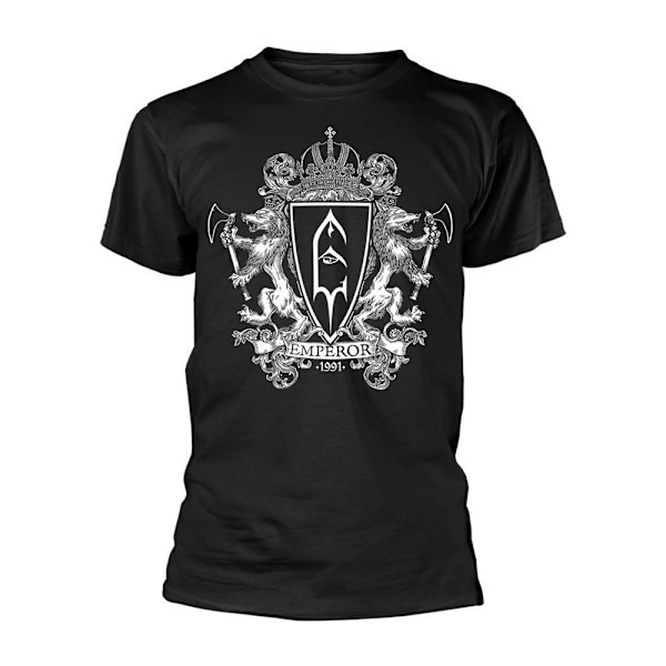 Emperor Unisex Vuxen Crest T-Shirt M Svart Black M