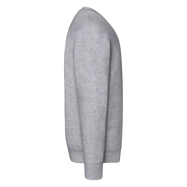 Fruit Of The Loom Herr Premium Set-in Sweatshirt L Heather Grey Heather Grey L