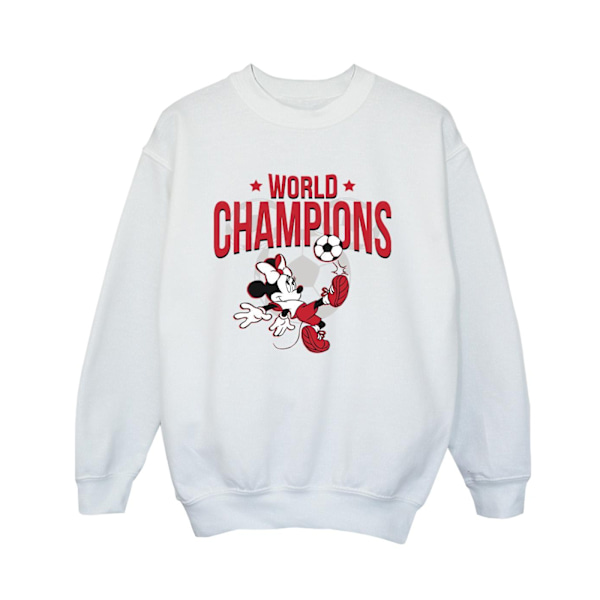 Disney Boys Minnie Mouse World Champions Sweatshirt 9-11 år White 9-11 Years