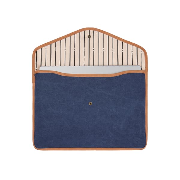 Vinga Bosler Återvunnen Canvas Laptopfodral One Size Navy Navy One Size