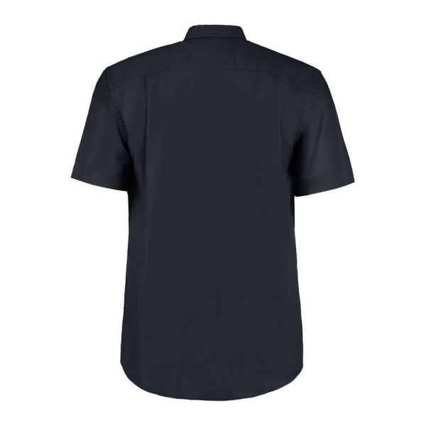 Kustom Kit Herr Workwear Oxford Klassisk kortärmad skjorta 20i French Navy 20in