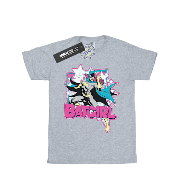 DC Comics Flick Batgirl Bomulls T-shirt för Flickor 9-11 År Sport G Sports Grey 9-11 Years