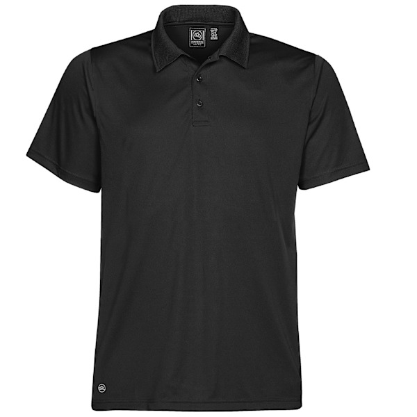 Stormtech Mens Eclipse H2X-Dry Pique Polo 2XL Svart Black 2XL