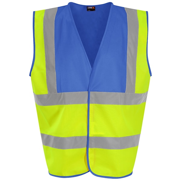 PRO RTX Hög synlighet Unisex Väst M Gul/Royal Blå Yellow/Royal Blue M