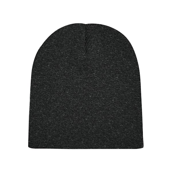 Beechfield enfärgad enkel stickad vintermössa i en storlek Charc Charcoal One Size