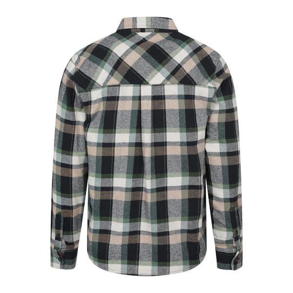 Mountain Warehouse Trace Flanell Långärmad Skjorta Herr - S Mörk Dark Khaki S