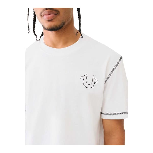 True Religion Herr Horseshoe T-shirt L Vit White L