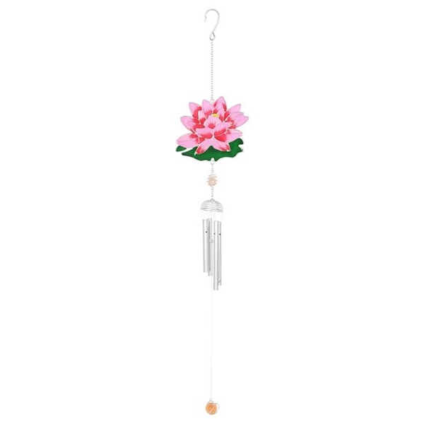 Something Different Vattenlilja Vindspel One Size Rosa/Grön/Si Pink/Green/Silver One Size