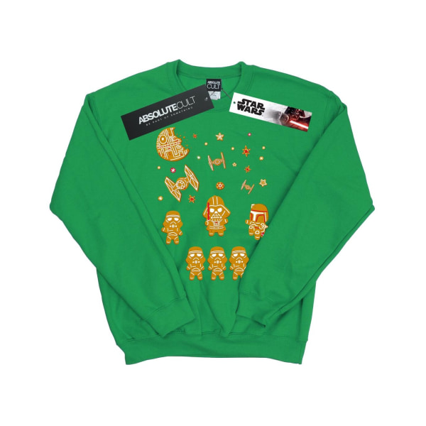 Star Wars Dam/Damer Gingerbread Empire Sweatshirt L Irländsk Grön Irish Green L