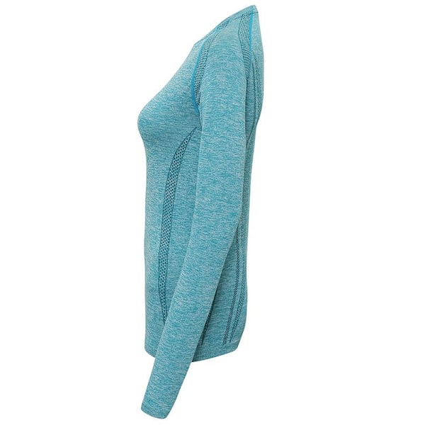 TriDri Dam/Kvinnor Sömlös 3D Passform Multi Sport Prestanda Lång Turquoise L