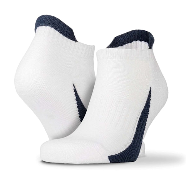 Spiro Unisex Sportsstrumpor för Vuxna (3-pack) L-XL Vit/Marinblå White/Navy L-XL