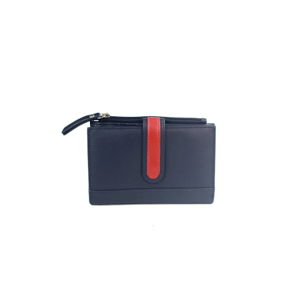 Eastern Counties Läder Dam/Dam Kontrast Läder Plånbok O Navy/Red One Size