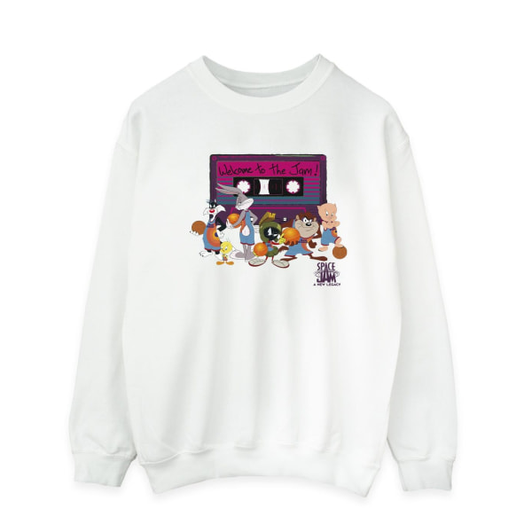 Space Jam: A New Legacy Man Team Cassette Sweatshirt 4XL Vit White 4XL