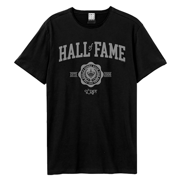 Amplified Unisex Vuxen Hall Of Fame The Script T-Shirt XS Svart Black XS