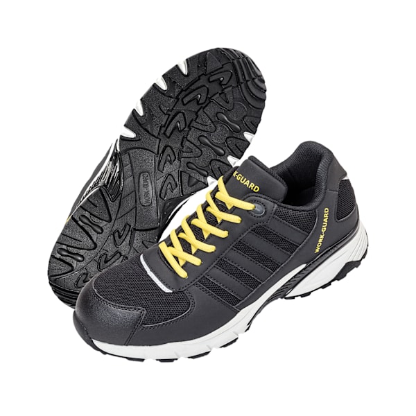 WORK-GUARD av Result Unisex Vuxen Läder Säkerhetsskor 7 UK Black/Grey 7 UK
