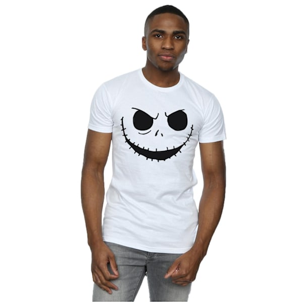 Disney Herr Nightmare Before Christmas Jack´s Face Bold T-Shirt White M