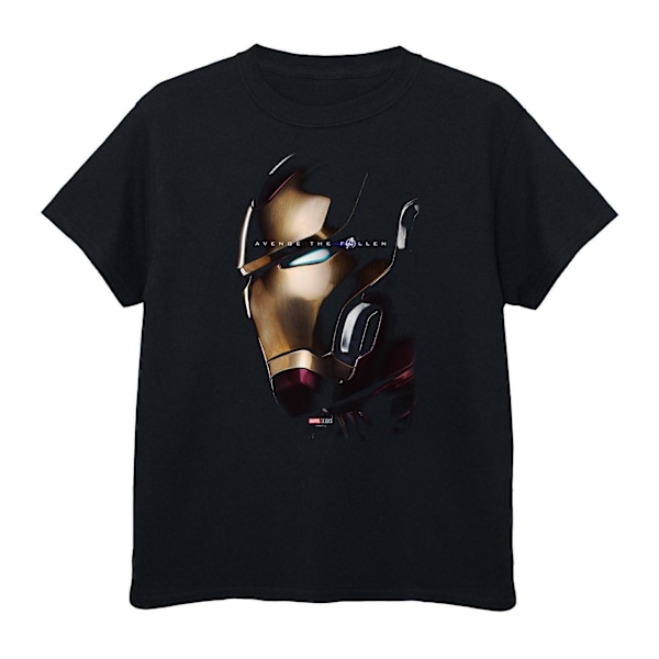 Avengers Endgame Pojkar Avenge The Fallen Iron Man Bomulls T-shirt Black 5-6 Years