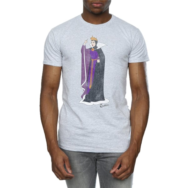 Disney Herr Snow White Classic Evil Queen Grimhilde T-shirt L S Sports Grey L