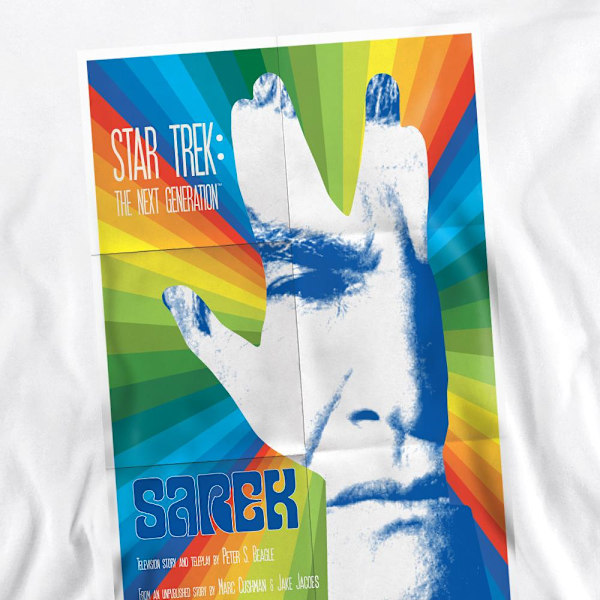 Star Trek Unisex Vuxen The Next Generation Säsong 3 Avsnitt 23 White L