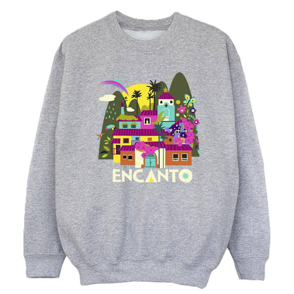 Disney Girls Encanto Many Houses Sweatshirt 3-4 år Sports Grå Sports Grey 3-4 Years